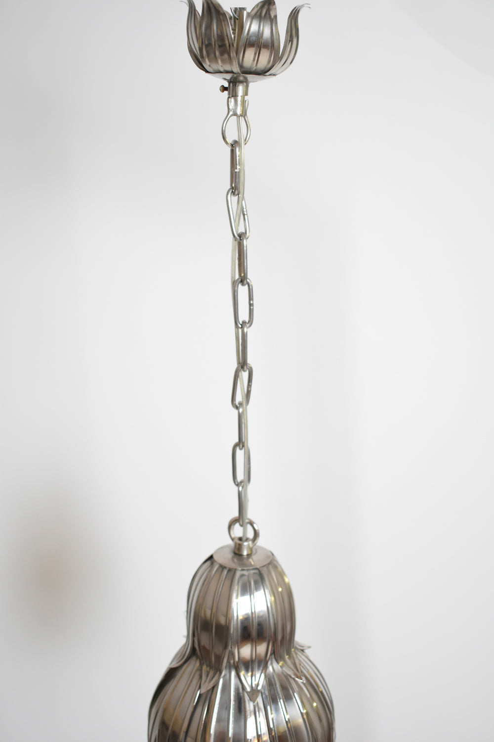 "Normandy" 27cm silver finish pendant lamp, Barracuda edition.