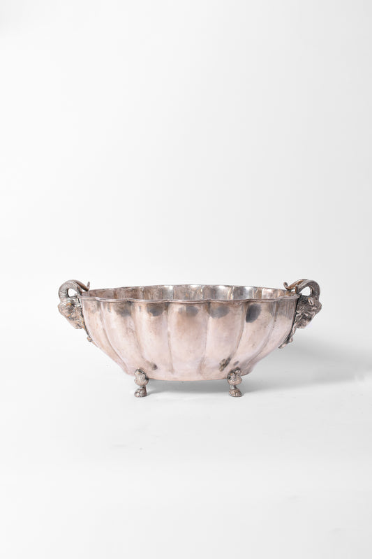 Planter cup in silver metal, 1920s.