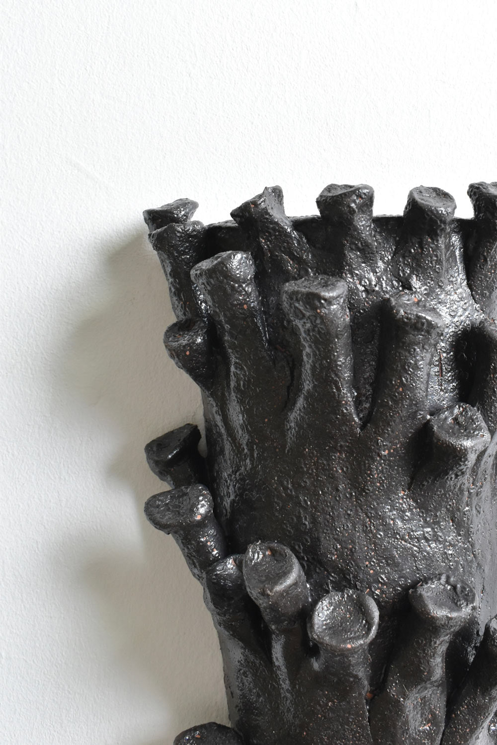 "Belize" 40cm black mat wall sconce lamp, Barracuda Edition.