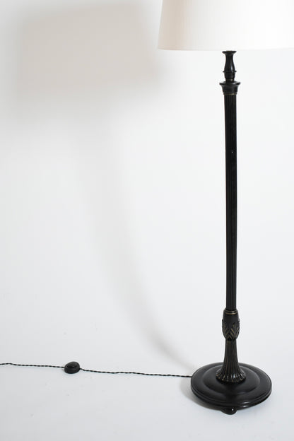 Flower-shaped base and column floor lamp, 1950s.
