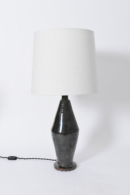 "Arrabida" 40cm dark green table lamp, Barracuda dition.