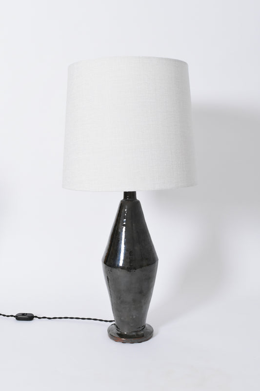 "Arrabida" 40cm dark green table lamp, Barracuda dition.