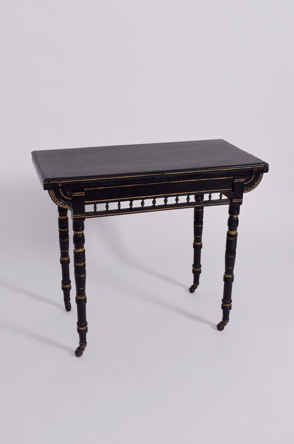 Godwin style ebonised table, 19th c.