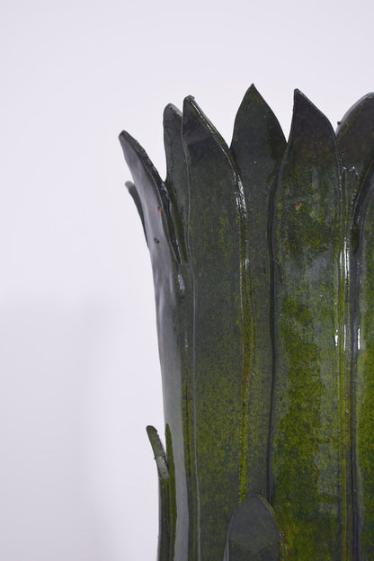 "Sintra" big green vase, Barracuda edition.