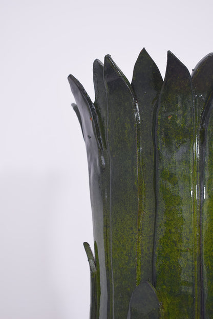 "Sintra" 60cm green vase, Barracuda edition.