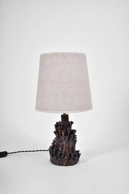 "Belize" 25cm brown lamp, Barracuda Edition.