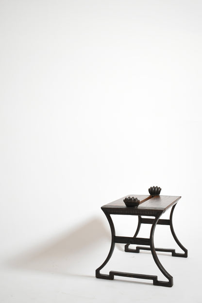 Folke Bensow cast iron and wood bench, 1920s.
