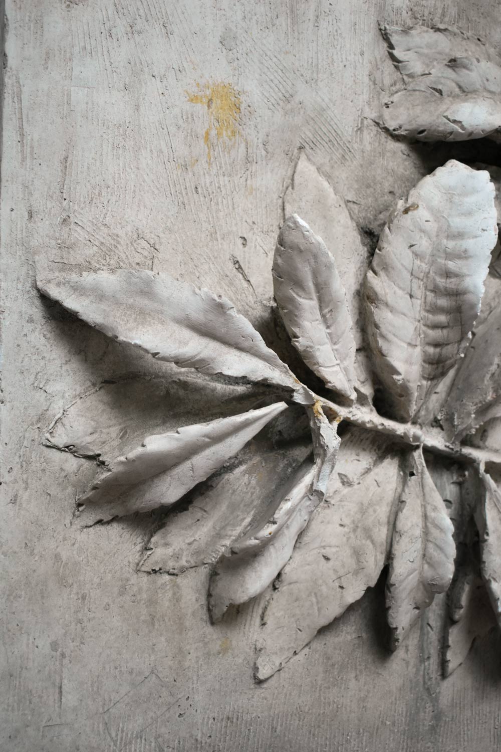 Low relief plaster with floral pattern, 1920s.