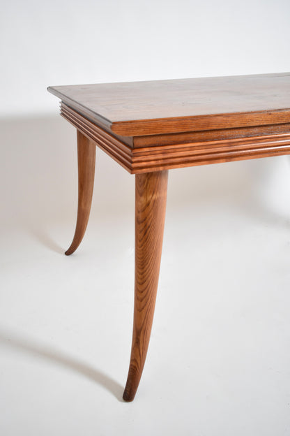 Etruscan style horns feet console dining table, 1960s.