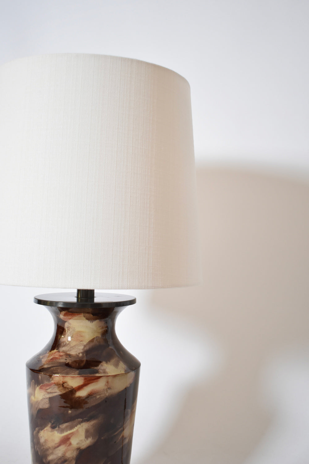 Caldas da Rainha ceramic table lamp, 1920s.