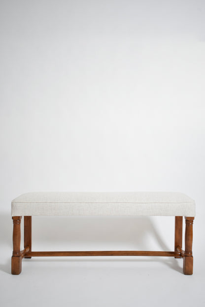 Beechwood piano stool, 1910s.