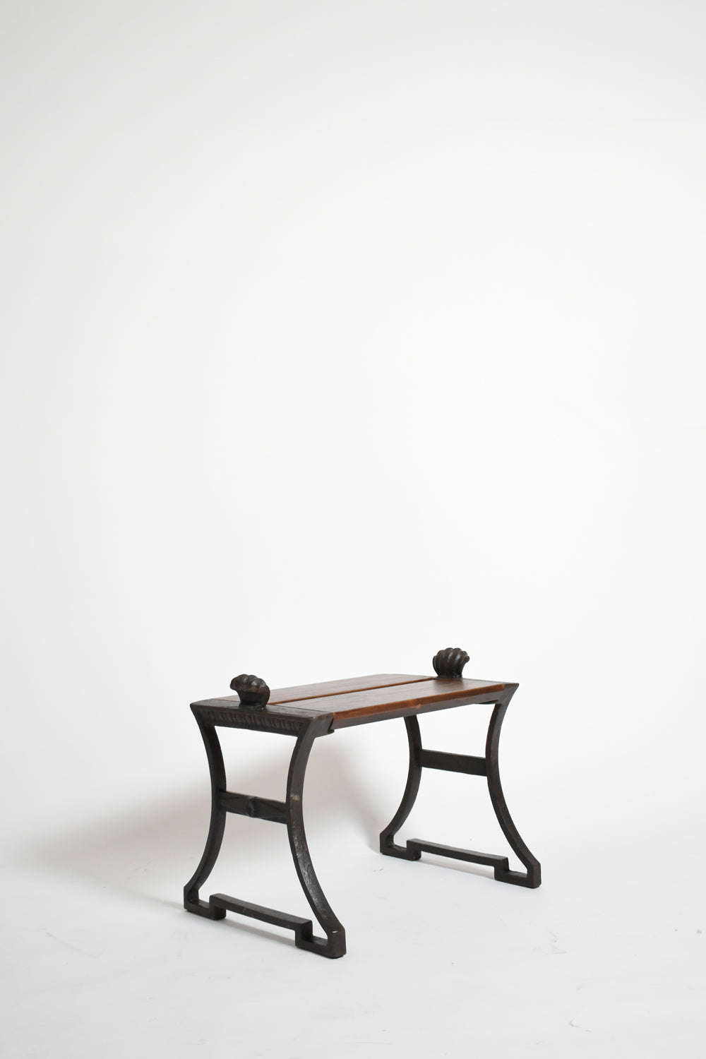 Folke Bensow cast iron and wood bench, 1920s.