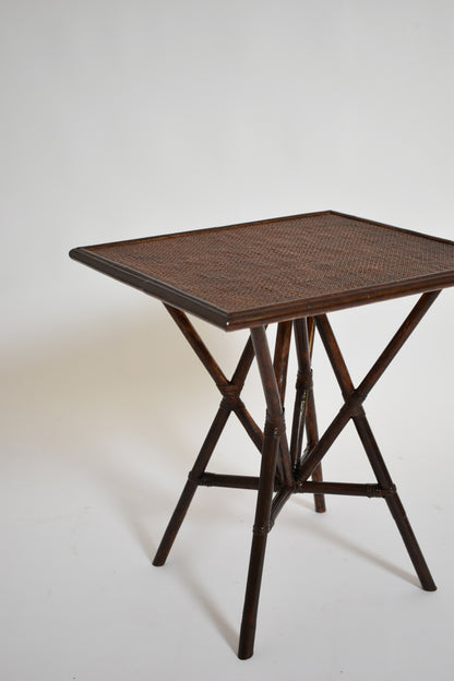 "Arrabida" 55cm brown rattan table, Barracuda Edition.