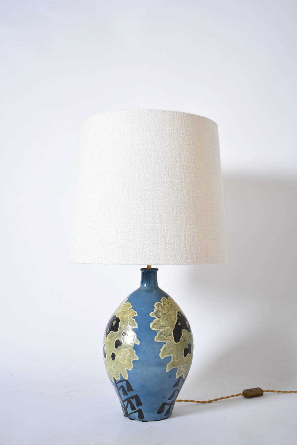 Simonot ceramic lamp, 1940s.