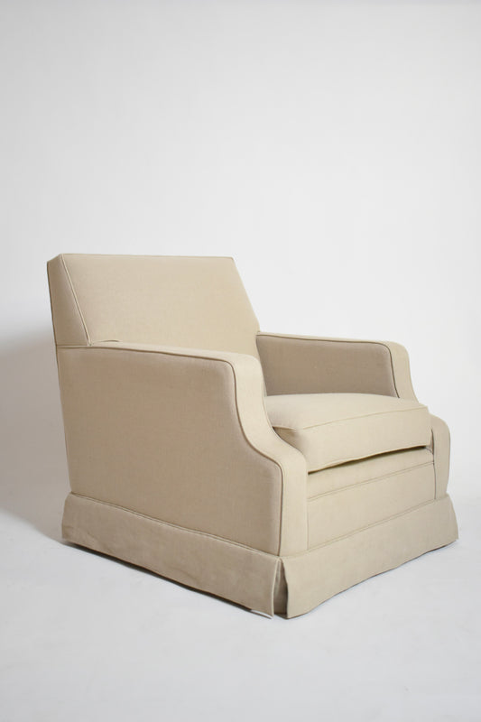 Fabric armchair, 1960s.