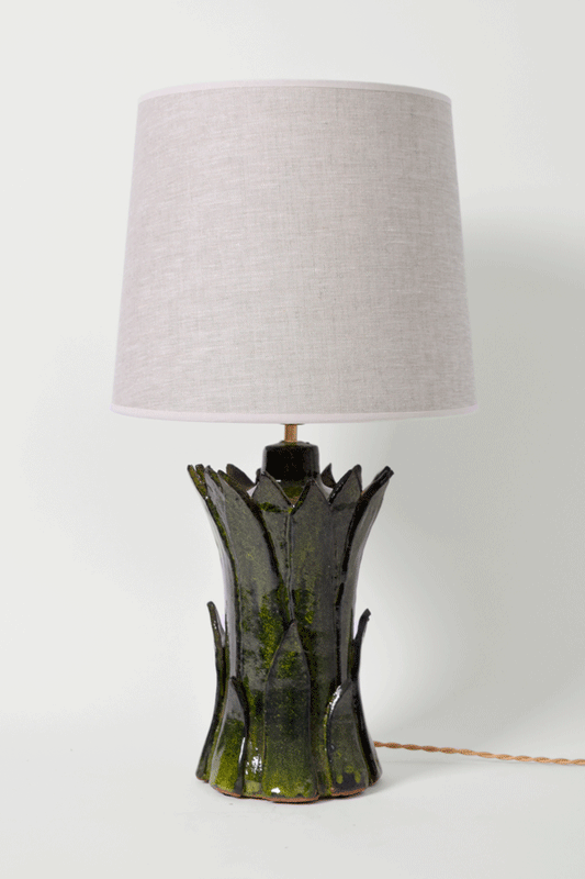 "Sintra" 30cm green table lamp, Barracuda edition.