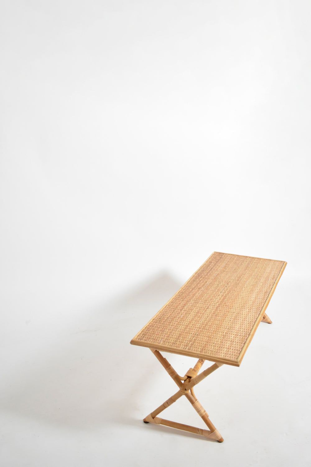 "Arrabida" 140cm natural rattan coffee table, Barracuda Edition.