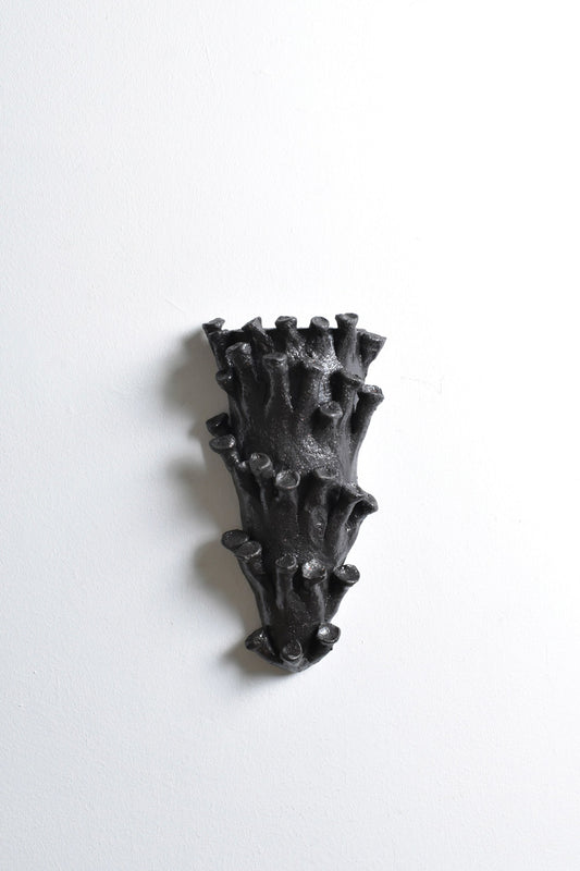 "Belize" 40cm black mat wall sconce lamp, Barracuda Edition.