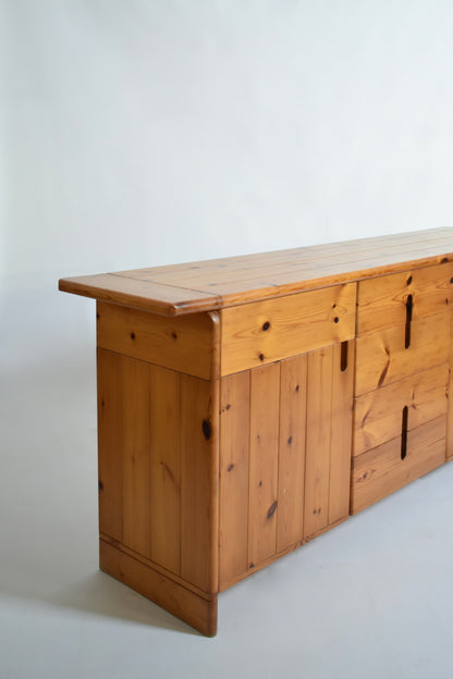 Pine sideboard, 1970s.