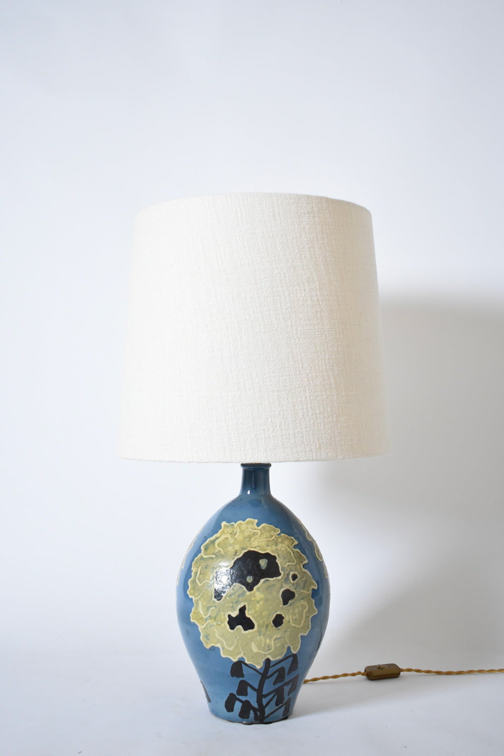 Simonot ceramic lamp, 1940s.