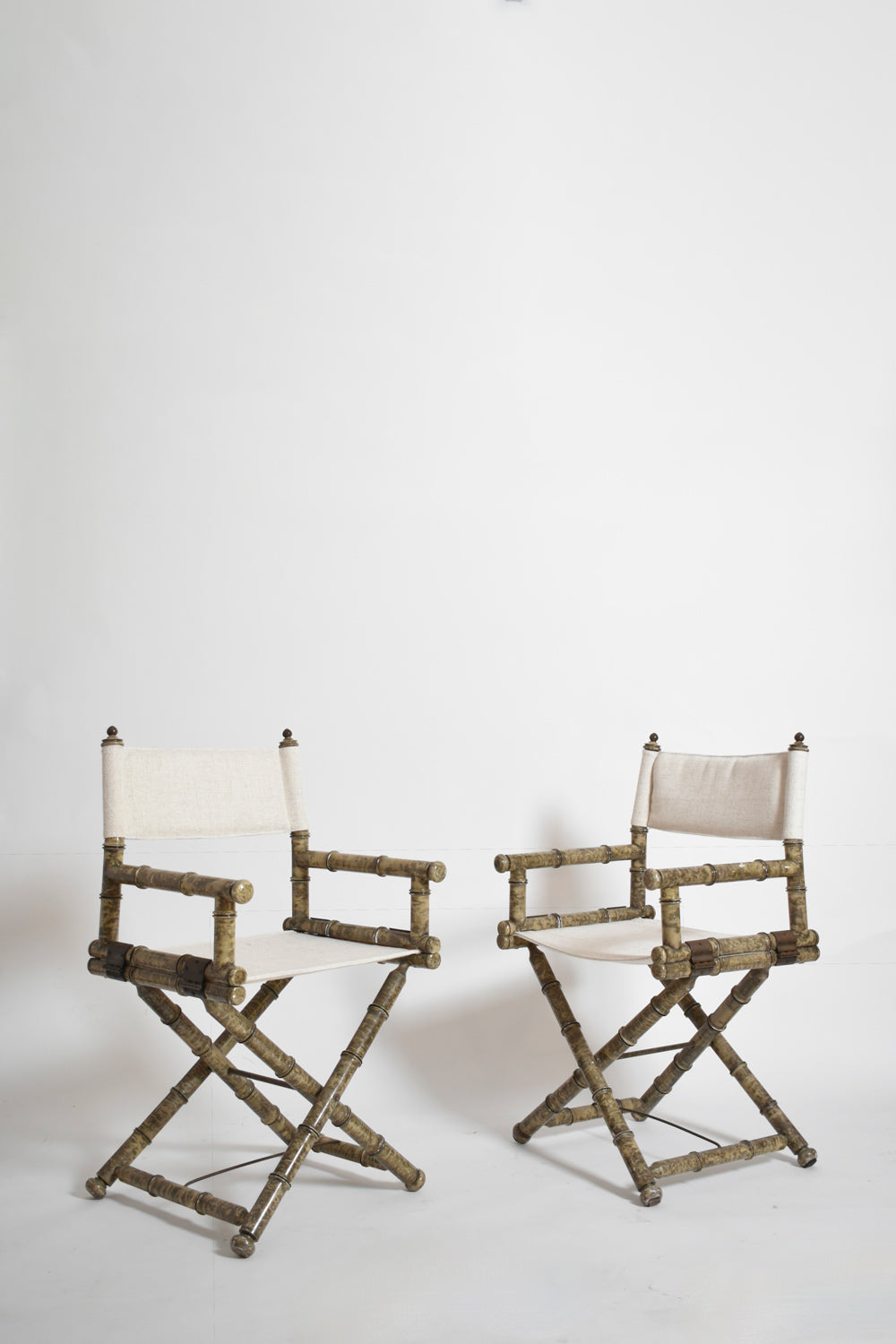 Pair of movie director chairs, 1980s.