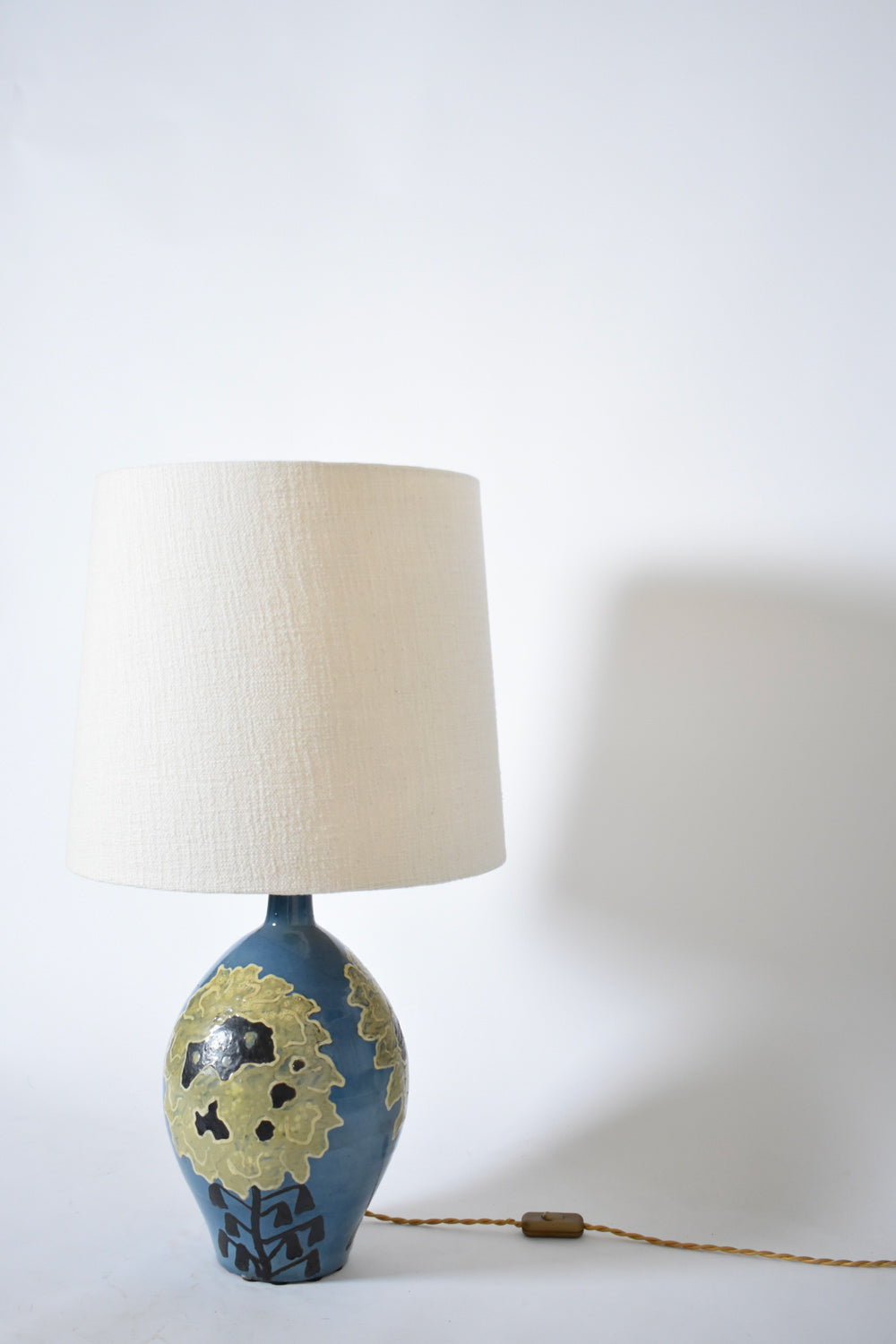 Simonot ceramic lamp, 1940s.