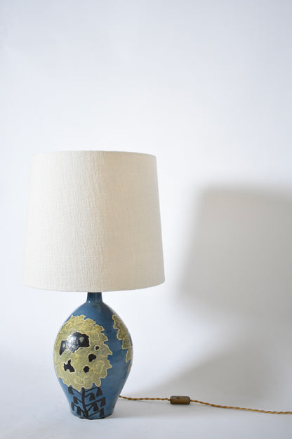 Simonot ceramic lamp, 1940s.