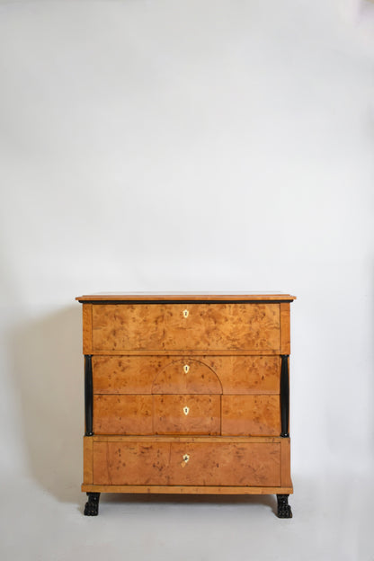 Biedermeier chest of drawers, XIXth c.