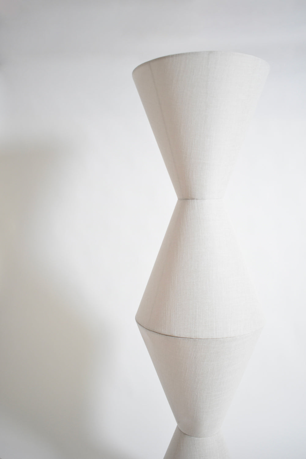 Cones fabric floor lamp, 1970s.