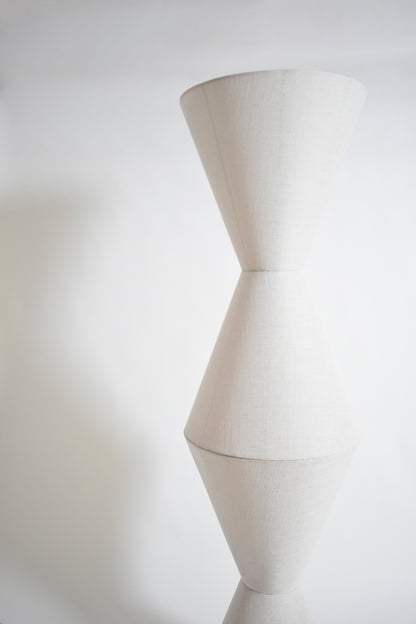 Cones fabric floor lamp, 1970s.