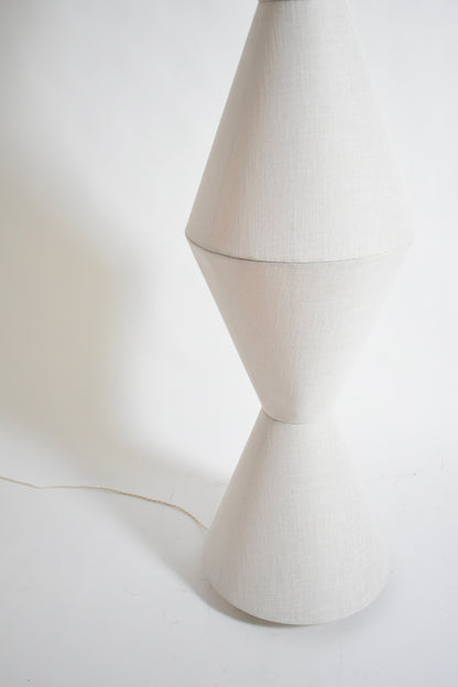 Cones fabric floor lamp, 1970s.