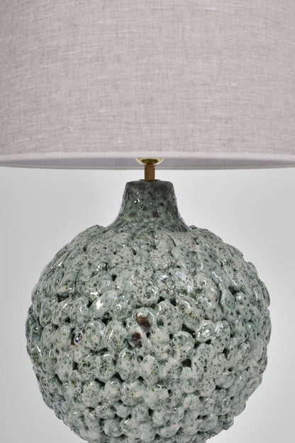 "Melides" 42cm light green lamp, Barracuda edition.