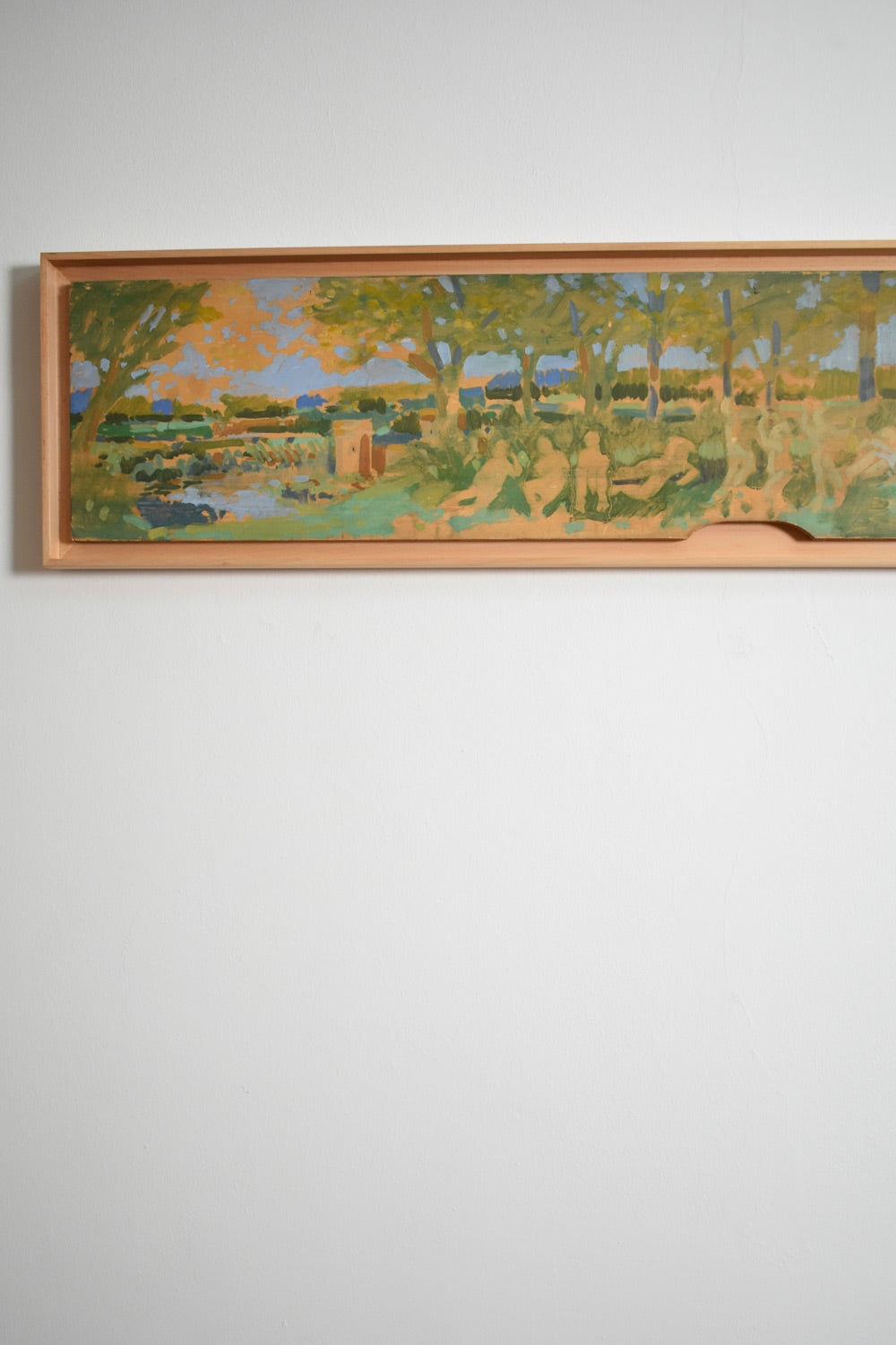 Study of figures in a landscape, 1970s.