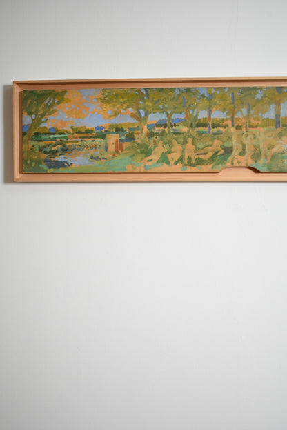 Study of figures in a landscape, 1970s.