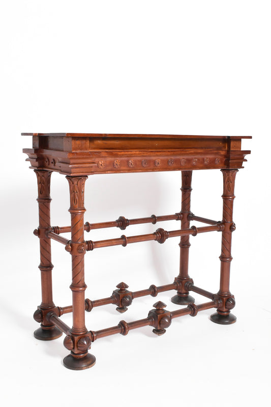 Arts & crafts wooden console table, 1910s.