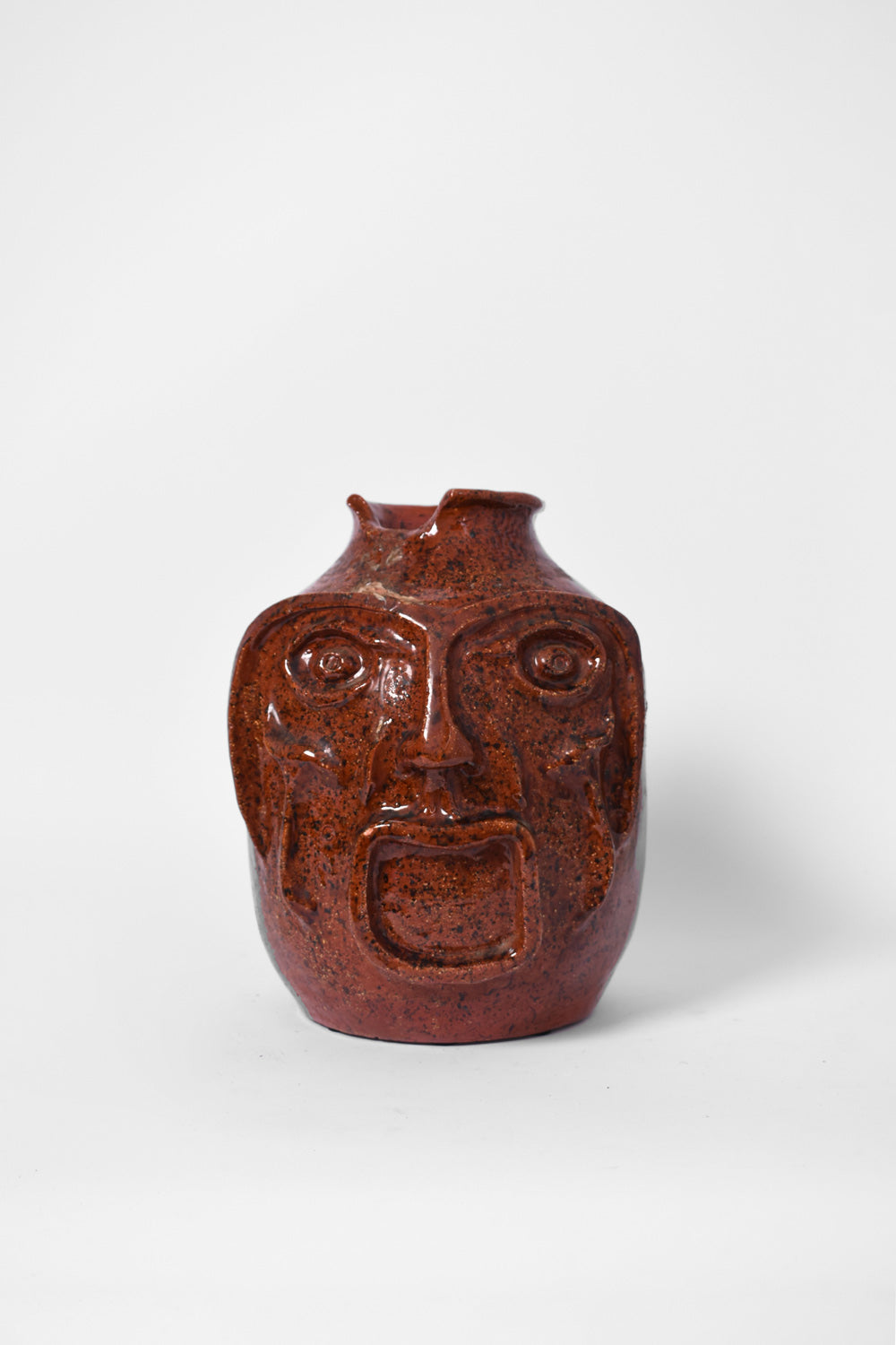 Anthropomorphic ceramic vase, 1960s.