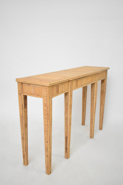 "Villandry" rattan console table, Barracuda Edition.