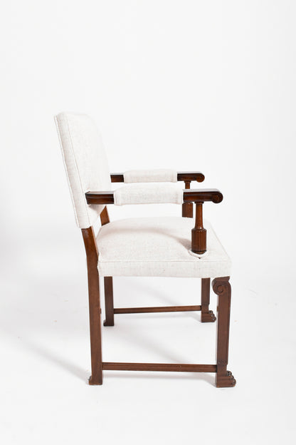 Zoomorphic legs armchair, 1940s.