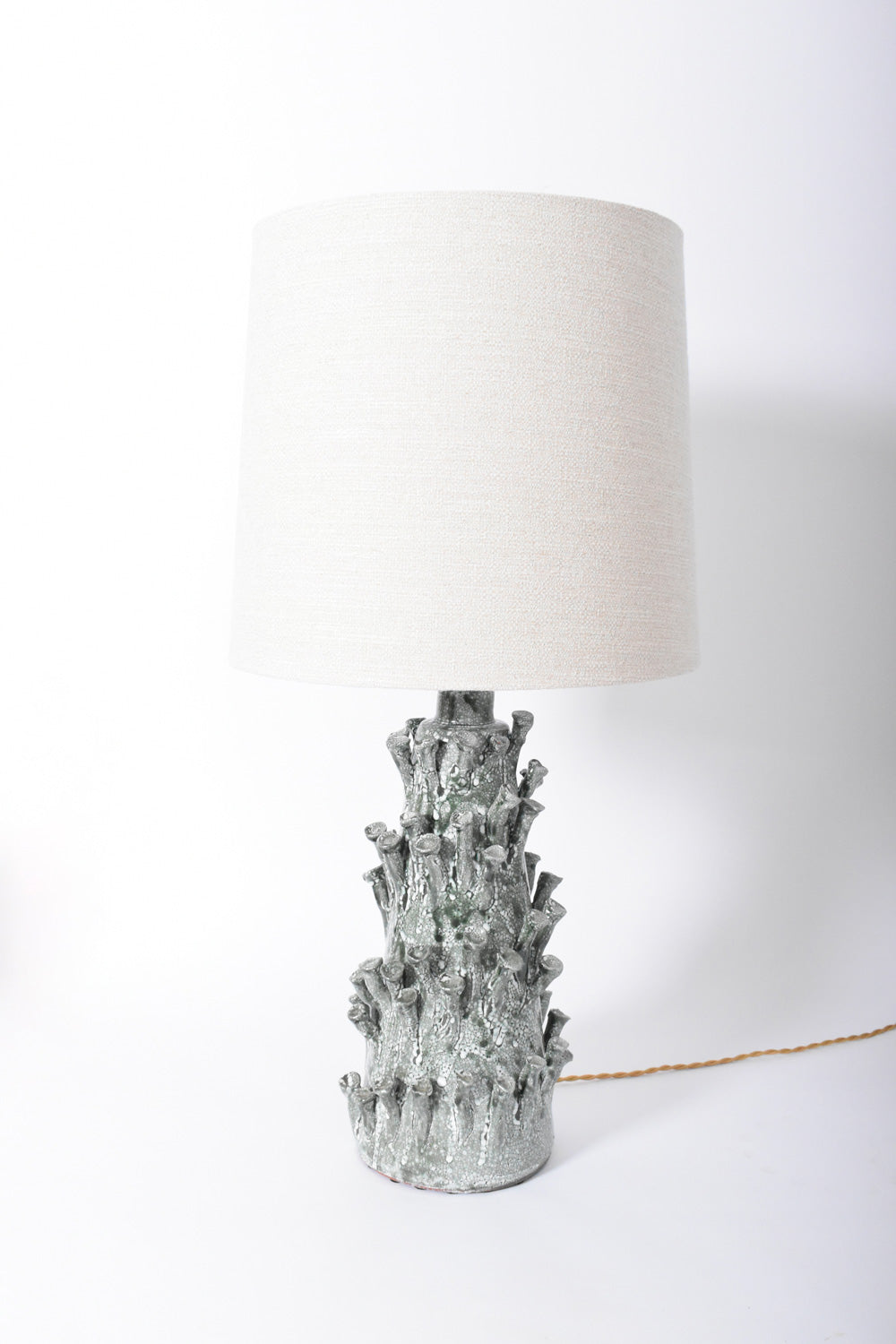 "Belize" 45cm green marbled lamp, Barracuda Edition.