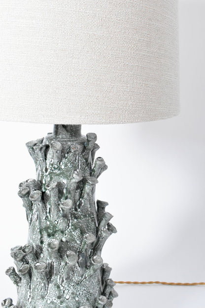 "Belize" 45cm green marbled lamp, Barracuda Edition.