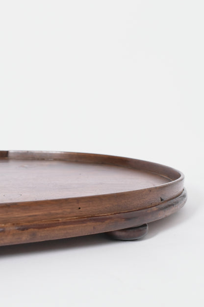 Wooden oval tray, 1900s.