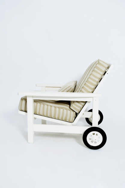 Pair of garden reclining armchairs, 1970s.
