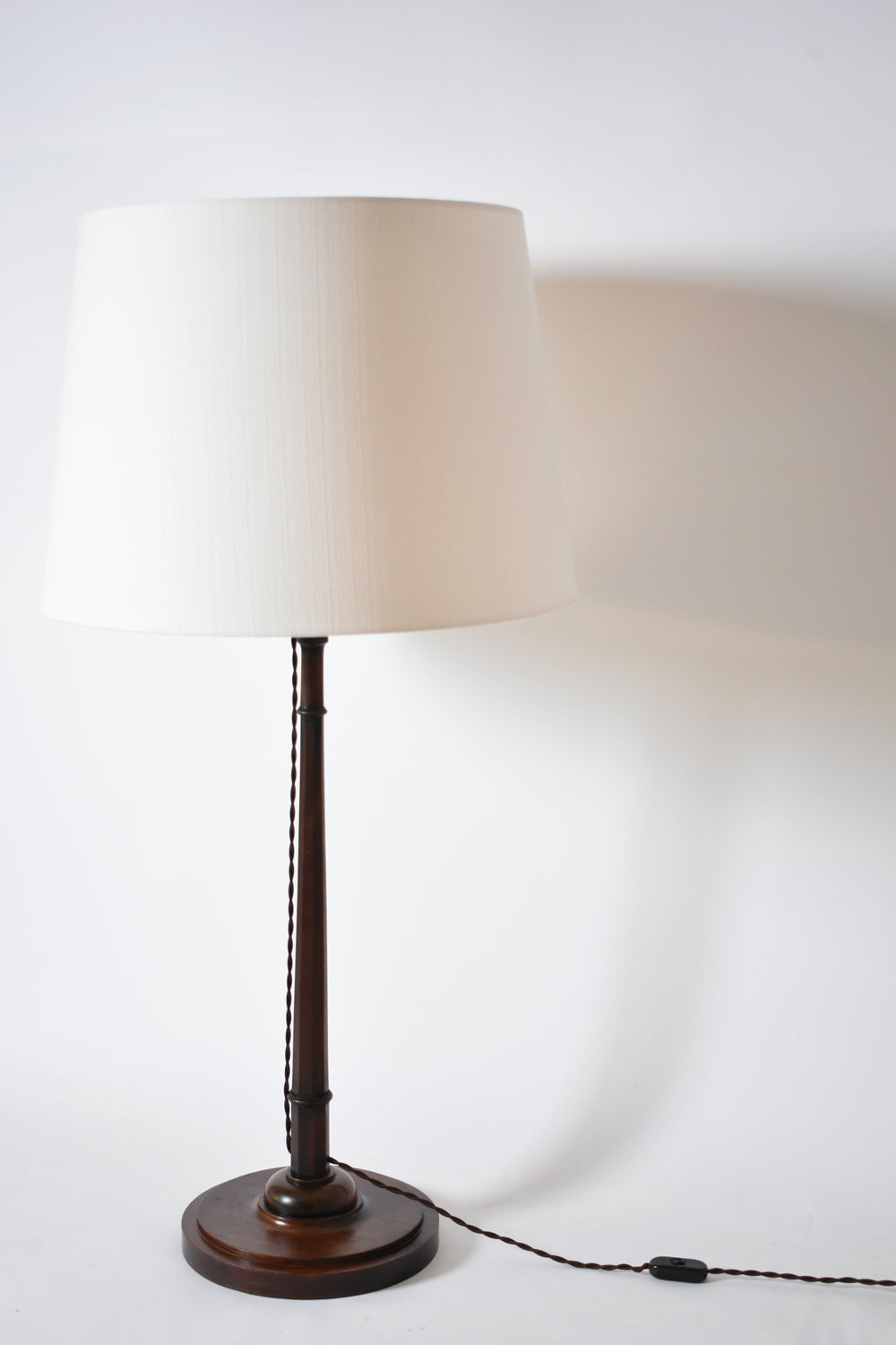 Wooden pyramidal lamp, 1920s.