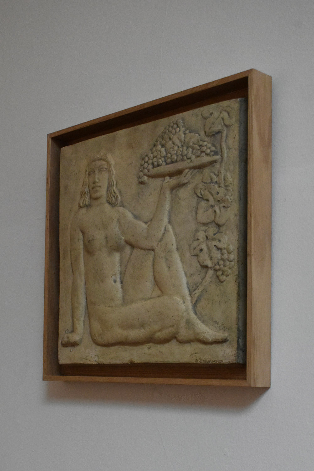 Art Deco plaster bas-relief, 1930s.