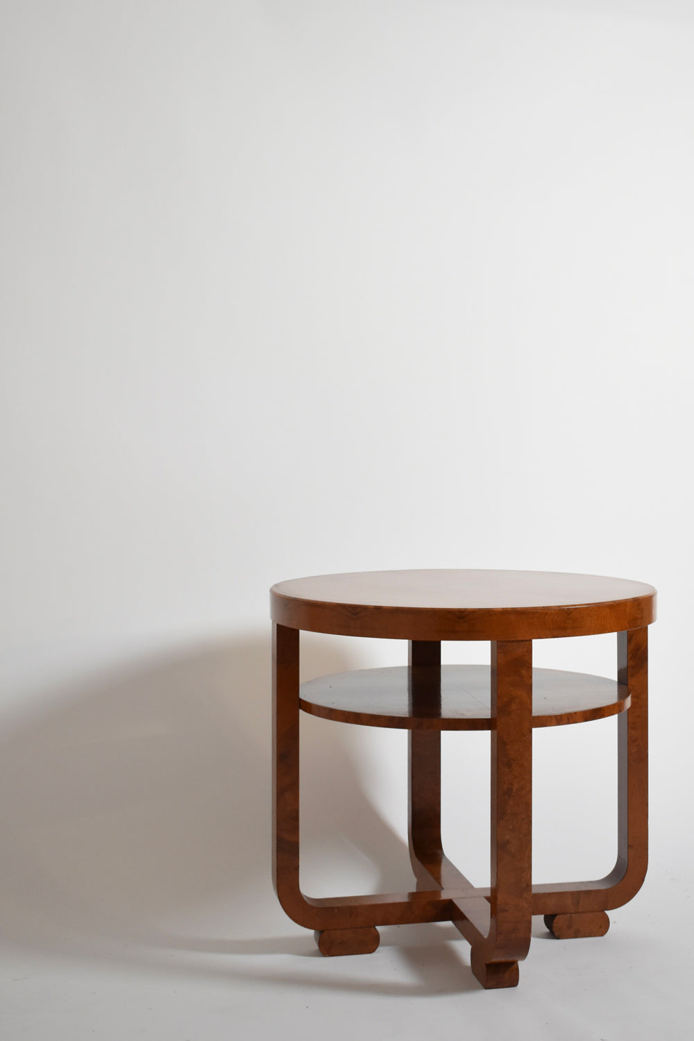 Art Deco Jacques Adnet style pedestal table, 1920s.