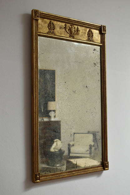 Gilded neoclassical style mirror, XIXth c.