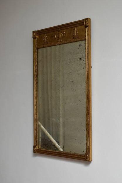 Gilded neoclassical style mirror, XIXth c.