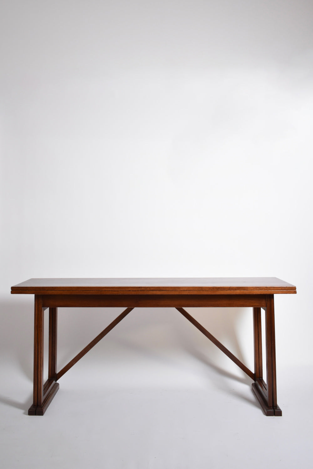 Folding wooden console, 1950s.