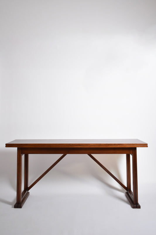 Folding wooden console, 1950s.