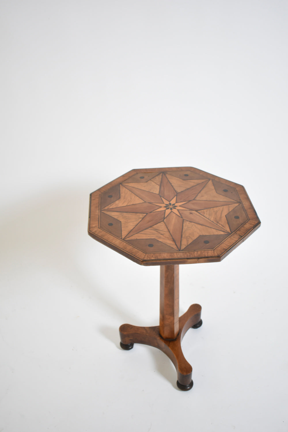 Pedestal octogonal table, XIXth c.